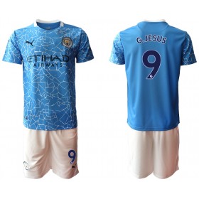 Camisetas Manchester City Gabriel Jesus 9 Niños Primera Equipacion 2020/2021